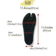 Load image into Gallery viewer, Men's Modern Jikatabi, Sashiko - Black