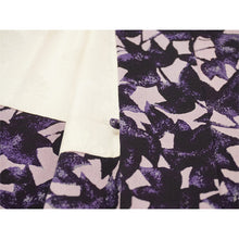 画像をギャラリービューアに読み込む, Vintage Haori Kimono Jacket Silk, Soft Pink base, Purple Leaf Design