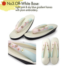 Load image into Gallery viewer, Comfortable Embroidered  Women's Zori Sandals – Step into Japanese Elegance