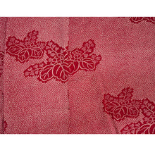 Load image into Gallery viewer, Vintage Haori Kimono Jacket Silk, Classic Red base, “Kanoko” Dots , Paulownia Design