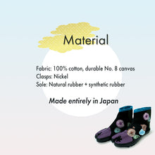 Load image into Gallery viewer, Men's Modern Jikatabi, Kamon Ripple - "Garden Colors"