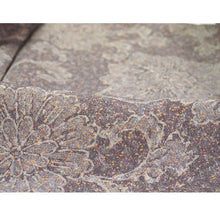画像をギャラリービューアに読み込む, Vintage Haori Kimono Jacket Silk, Dusky Purple base, hrysanthemum and Arabesque Motif