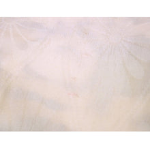 画像をギャラリービューアに読み込む, Vintage Haori Kimono Jacket Silk, ivory base, Geometric Patterns