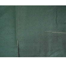 画像をギャラリービューアに読み込む, Vintage Haori Kimono Jacket Silk, Green base, Striped Haori