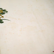 將圖片載入圖庫檢視器 Vintage Haori Kimono Jacket Silk, White(ivory) base, Maples, Floral