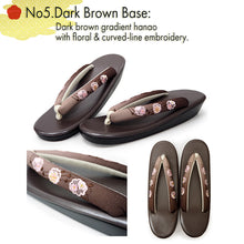 Load image into Gallery viewer, Comfortable Embroidered  Women's Zori Sandals – Step into Japanese Elegance