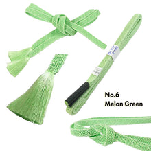 將圖片載入圖庫檢視器 Ladies Vibrant Kimono Accent – Luxurious Summer Obijime