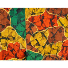 Load image into Gallery viewer, Vintage Haori Kimono Jacket Silk,red base, Colorful & Unique Geometric Pattern