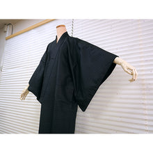 Load image into Gallery viewer, Vintage Japanese Kimono Women's Robe Silk, Bright Yellow,Bokashi-Dye Kimono (Soft Gradient Effect)