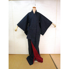 Load image into Gallery viewer, Vintage Japanese Kimono Women's Robe Silk, Bright Yellow,Bokashi-Dye Kimono (Soft Gradient Effect)