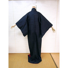 Load image into Gallery viewer, Vintage Japanese Kimono Women's Robe Silk, Bright Yellow,Bokashi-Dye Kimono (Soft Gradient Effect)