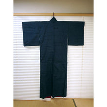 Load image into Gallery viewer, Vintage Japanese Kimono Women's Robe Silk, Bright Yellow,Bokashi-Dye Kimono (Soft Gradient Effect)