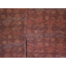 画像をギャラリービューアに読み込む, Vintage Japanese Kimono Women's Robe Silk, Reddish Brown base with Floral Design