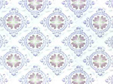 Load image into Gallery viewer, Washable pre-tailored Lined KIMONO【ONE-SIZE】(Purple floral water chestnut tile pattern.)