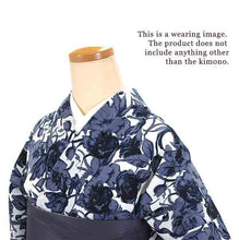 Load image into Gallery viewer, Washable pre-tailored Lined KIMONO【ONE-SIZE】(Larger floral pattern.)