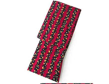 Load image into Gallery viewer, Washable pre-tailored Lined KIMONO【ONE-SIZE】(Striped pattern of interlinked camellias.)