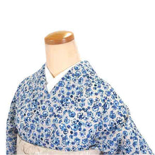 Load image into Gallery viewer, Washable pre-tailored Lined KIMONO【ONE-SIZE】(Small flower pattern.)