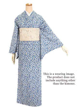 Load image into Gallery viewer, Washable pre-tailored Lined KIMONO【ONE-SIZE】(Small flower pattern.)