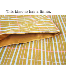 Load image into Gallery viewer, Effortless Elegance tailored Kimono 4 Piece Coordinate Set(Kimono, Obi, Obi-age, Obi-jime)L-SIZE