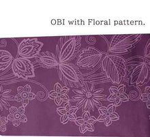 將圖片載入圖庫檢視器 Effortless Elegance tailored Kimono 4 Piece Coordinate Set(Kimono, Obi, Obi-age, Obi-jime) – Washable and Ready for Any Occasion