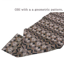 Load image into Gallery viewer, Effortless Elegance tailored Kimono 4 Piece Coordinate Set(Kimono, Obi, Obi-age, Obi-jime)L-SIZE
