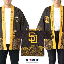 画像をギャラリービューアに読み込む, サンディエゴ・パドレス 法被 ブラック×イエロー