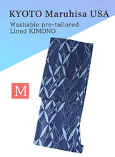 Load image into Gallery viewer, Washable pre-tailored Lined KIMONO【M】(Cloisonne pattern.)