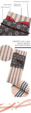 Load image into Gallery viewer, Effortless Elegance tailored Kimono 4 Piece Coordinate Set(Kimono, Obi, Obi-age, Obi-jime)M-SIZE