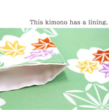 Load image into Gallery viewer, Effortless Elegance tailored Kimono 4 Piece Coordinate Set(Kimono, Obi, Obi-age, Obi-jime)M-SIZE