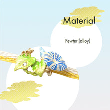 画像をギャラリービューアに読み込む, Obidome, Morning Glory & Frog –– Rainy Day Charm