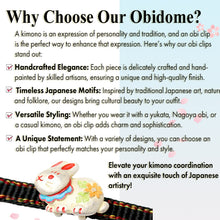 画像をギャラリービューアに読み込む, Obidome, Lucky Rabbit –Japanese Hariko Charm