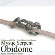 Load image into Gallery viewer, Obidome, Mystic Serpent –– Elegant & Bold Kimono Accent