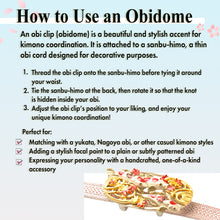 Load image into Gallery viewer, Obidome, Autumn Koi Pond –– Serene & Elegant