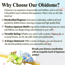 画像をギャラリービューアに読み込む, Obidome, Morning Glory & Frog –– Rainy Day Charm