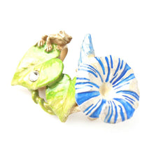 画像をギャラリービューアに読み込む, Obidome, Morning Glory & Frog –– Rainy Day Charm