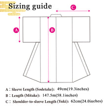 Load image into Gallery viewer, Vintage Japanese Kimono Women's Robe Silk, Beige base with Floral Motif, camellias, cherry blossoms, plum blossoms