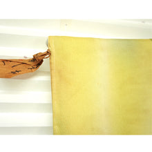 画像をギャラリービューアに読み込む, Vintage Japanese Kimono Women's Robe Silk, Bright Yellow ,Bokashi-Dye Kimono (Soft Gradient Effect)