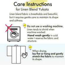 画像をギャラリービューアに読み込む, Men's Yukata Cotton & Linen : Beige with Broken Stripe Pattern Yukata