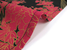 將圖片載入圖庫檢視器 Women's Easy Yukata / Kimono Robe : Japanese Traditional Clothes - Flowing Peony Black