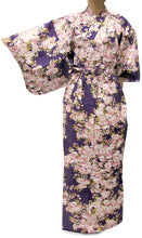 將圖片載入圖庫檢視器 Women's Easy Yukata / Kimono Robe :  Japanese Traditional Clothes - SAKURA Purple