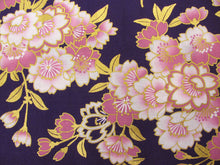 將圖片載入圖庫檢視器 Women's Easy Yukata / Kimono Robe :  Japanese Traditional Clothes - SAKURA Purple