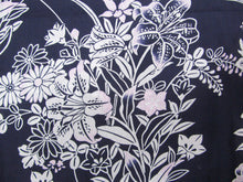 將圖片載入圖庫檢視器 Women's Easy Yukata / Kimono Robe :  Japanese Traditional Clothes - Lily Navy
