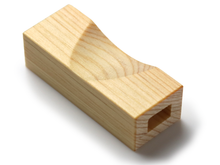 Load image into Gallery viewer, Japanese Bamboo Craft: Chopstick Rest ,Bamboo OR Hinoki/Japanese Cypress ,Simple Design