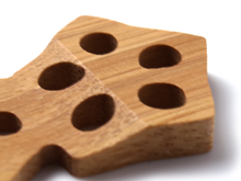 画像をギャラリービューアに読み込む, Japanese Bamboo Craft: Chopstick Rest, Vegetable, Okura