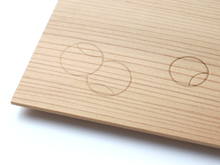 画像をギャラリービューアに読み込む, Japanese Cedar Woodcraft :  5 plates, tsubotsubo
