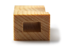 Load image into Gallery viewer, Japanese Bamboo Craft: Chopstick Rest ,Bamboo OR Hinoki/Japanese Cypress ,Simple Design