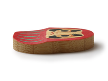 Load image into Gallery viewer, Japanese Bamboo Craft: Chopstick Rest, Dharma Red