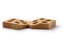 画像をギャラリービューアに読み込む, Japanese Bamboo Craft: Chopstick Rest, Vegetable, Okura