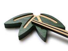 画像をギャラリービューアに読み込む, Japanese Bamboo Craft: Chopstick Rest, Bamboo Green