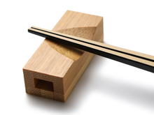 Load image into Gallery viewer, Japanese Bamboo Craft: Chopstick Rest ,Bamboo OR Hinoki/Japanese Cypress ,Simple Design